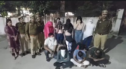 Meerut: Prostitution racket exposed, 7men and 9 women found in objectionable condition