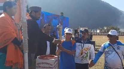 Khel Mahakumb in Uttarkashi Colourful start of district level sports Maha Kumbh at Manera Stadium