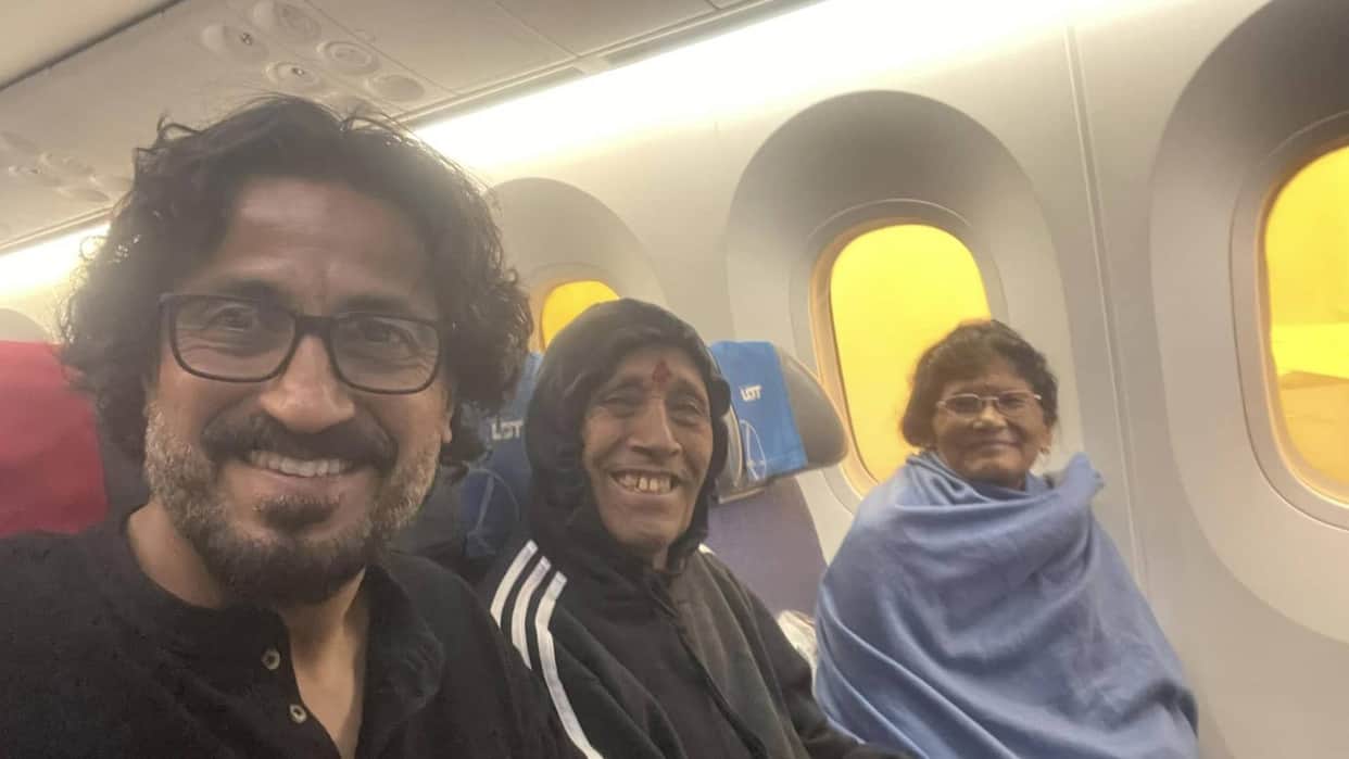Vinod kapri jets off with padam hira devi to attend pyre World Premiere at Tallinn Black Nights film festival