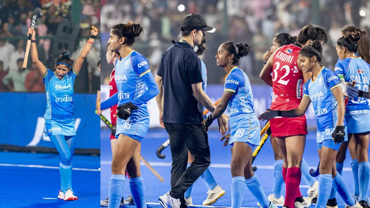 Bihar news : Rajgir hockey match india reached in final india vs china women asian hockey championship 2024