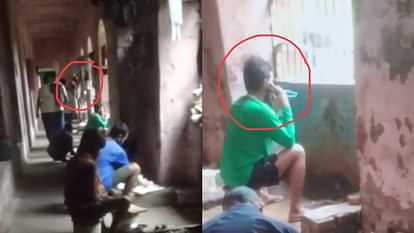 Bihar News : Video viral from Gaya Central Jail, negligence of jail administration bihar police