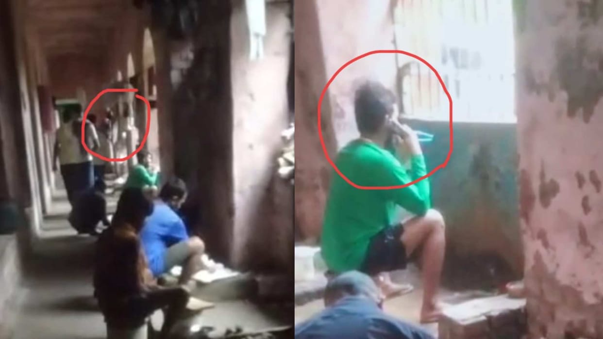 Bihar News : Video viral from Gaya Central Jail, negligence of jail administration bihar police