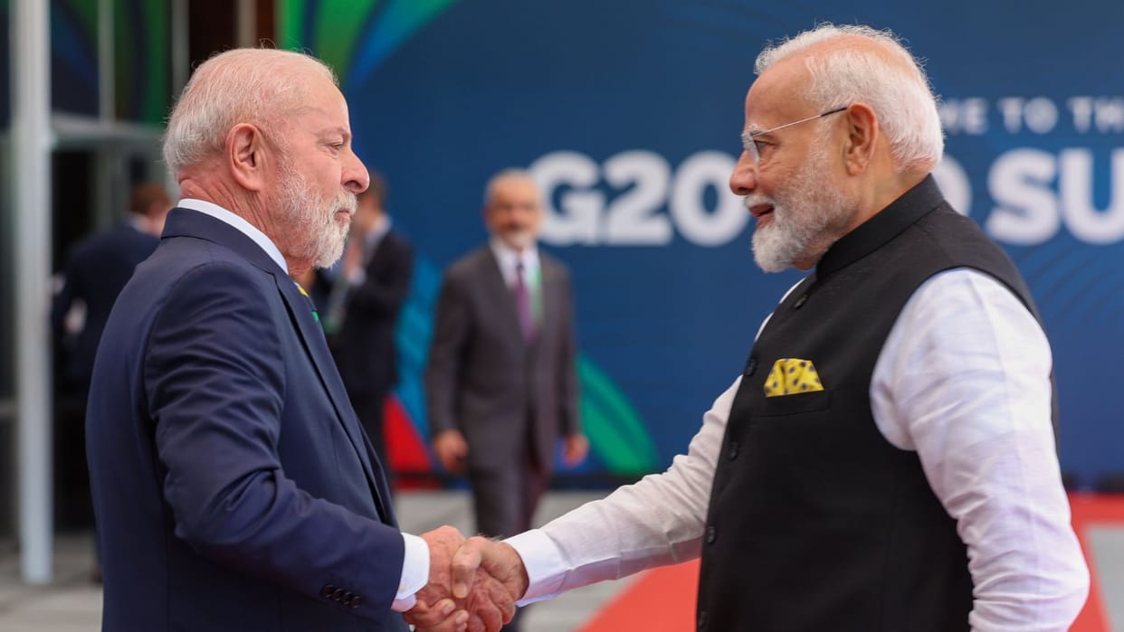 PM Modi held bilateral talks with the President of Brazil; Lula da Silva said event was inspired by India