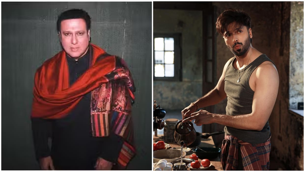 Old video of Pakistani actor Fahad Mustafa from Kabhi Main Kabhi Tum touching feet of Govinda went viral now
