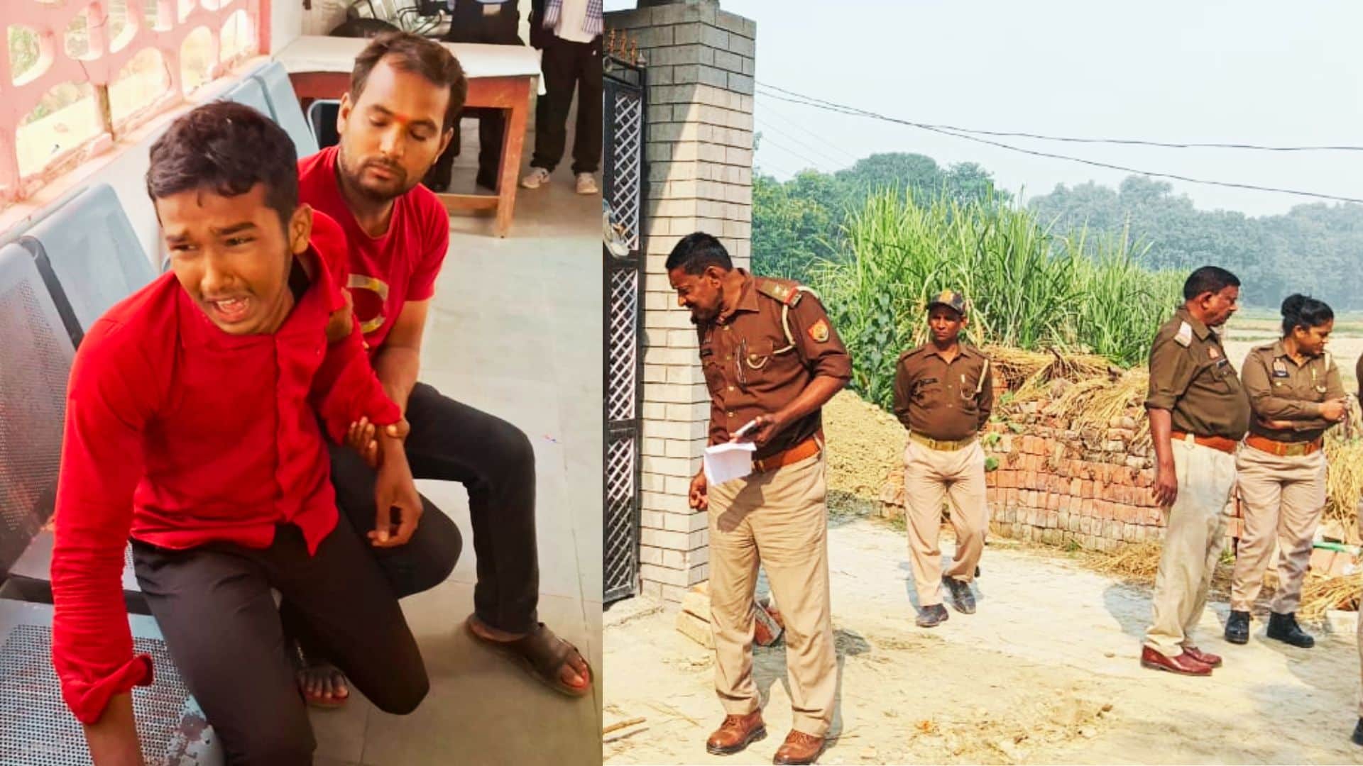 Ghazipur murder case younger brother killed his elder brother by stabbing him with knife
