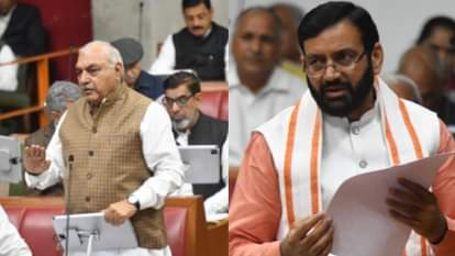 पूर्व सीएम भूपेंद्र हुड्डा और सीएम नायब सैनी