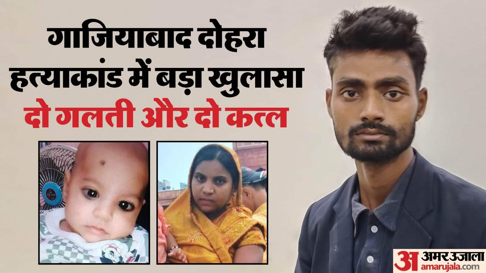 Brother-in-law who killed sister-in-law and three-month-old niece in Ghaziabad arrested from Noida