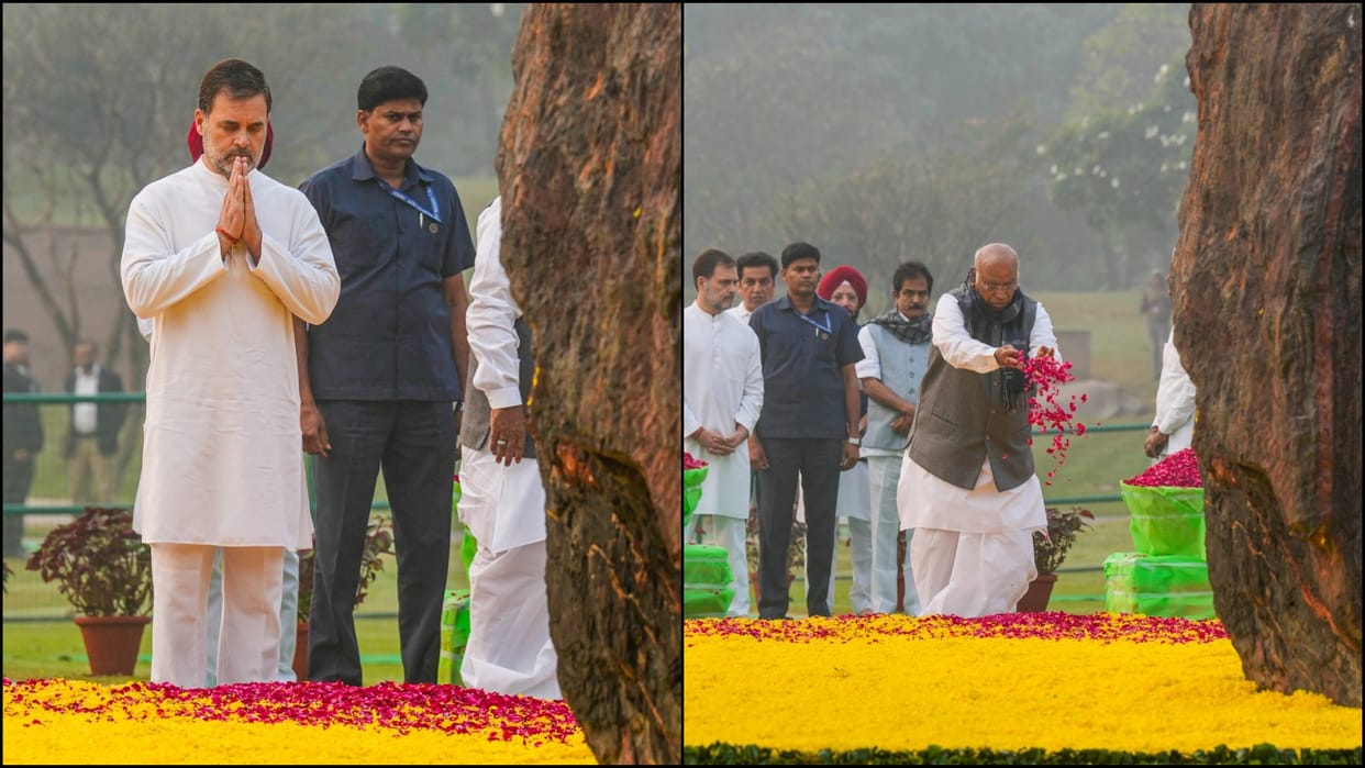 Former PM Indira gandhi jayanti rahul gandhi tribute congress news in hindi
