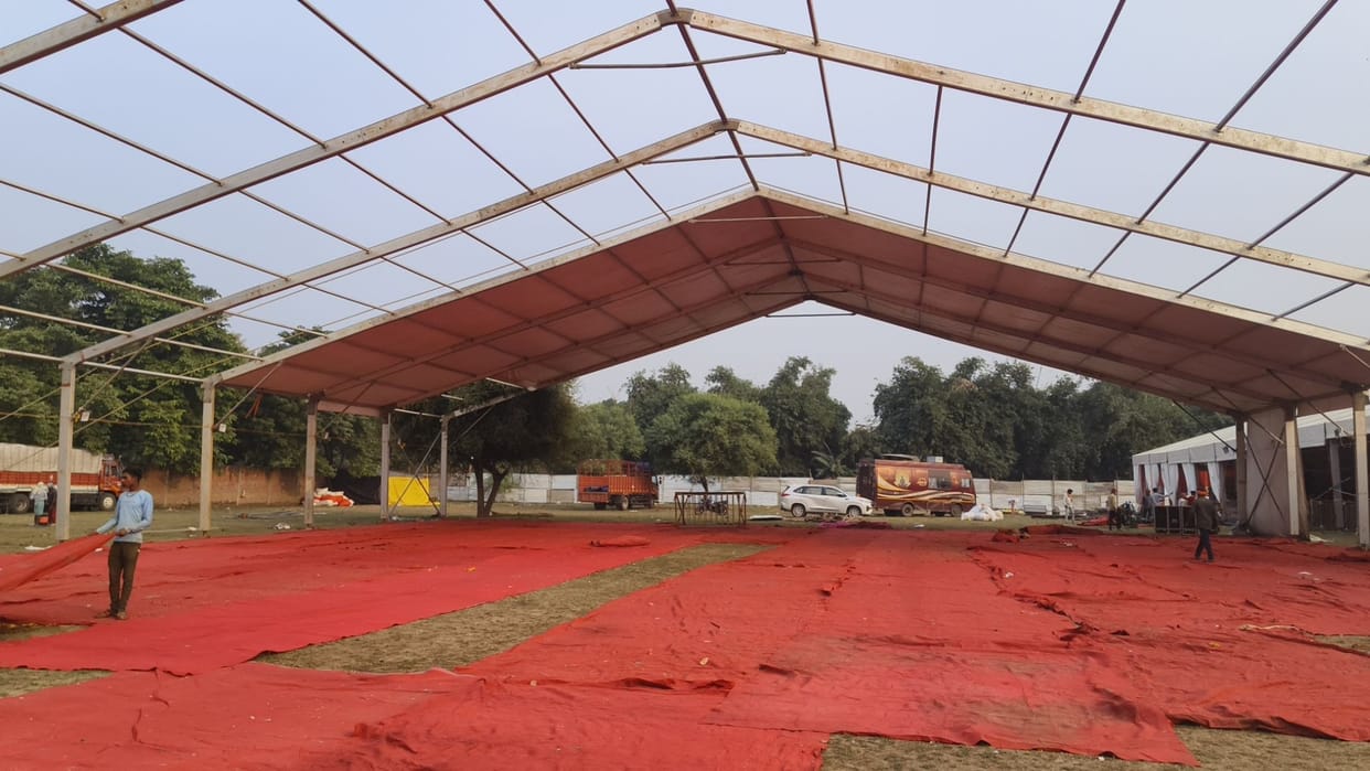 Shiv Mahapuran story from tomorrow on sand across Ganges in front of crematorium
