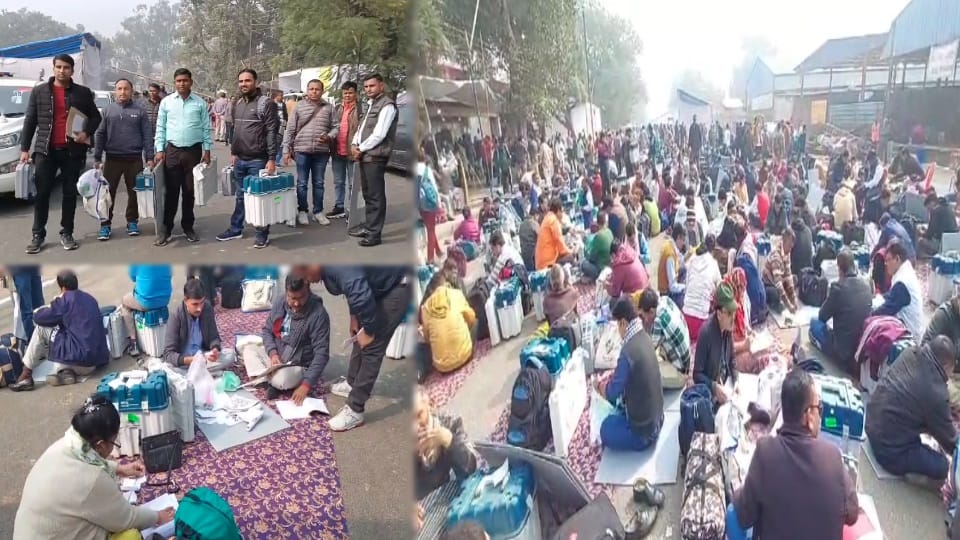 Meerapur By Election: Voting tomorrow, Polling parties leave for polling boths