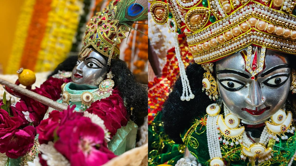 Idol stolen from Kanhaiya temple First folded hands in front of Laddu Gopal and then took away the idol
