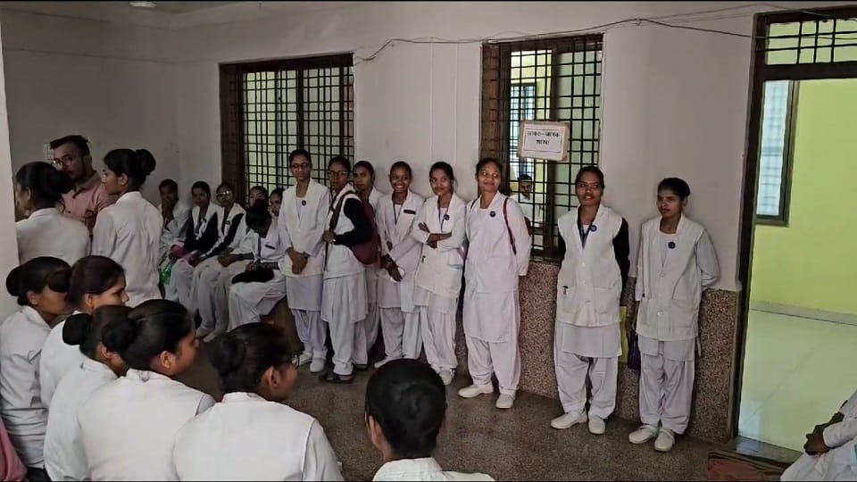 Drone hovering over girls hostels nursing students demand safety from collector in Kondagaon
