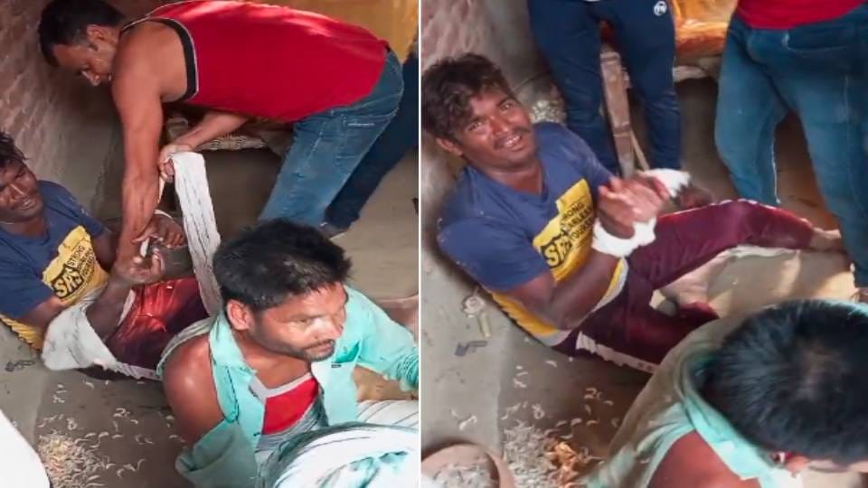 goons held cattle traders uncle and nephew hostage and beat them up In Sultanpur