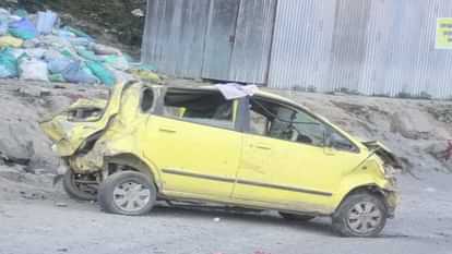 road accident: Car of a family returning from a wedding ceremony falls into a ditch, three killed