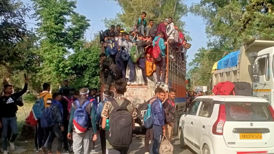Army Recruitment pithoragarh Haldwani One recruitment ruined four districts transport system Uttarakhand news