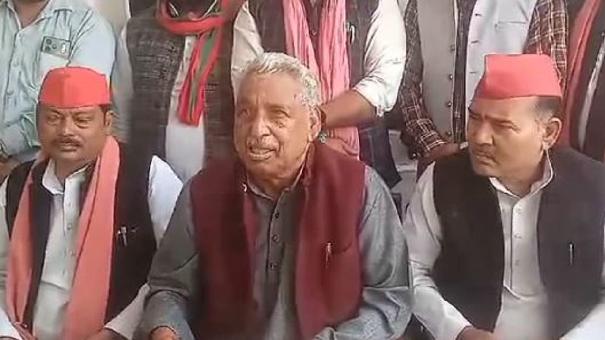 SP Leader Mata Prasad Pandey made serious allegations against the police over the by-election