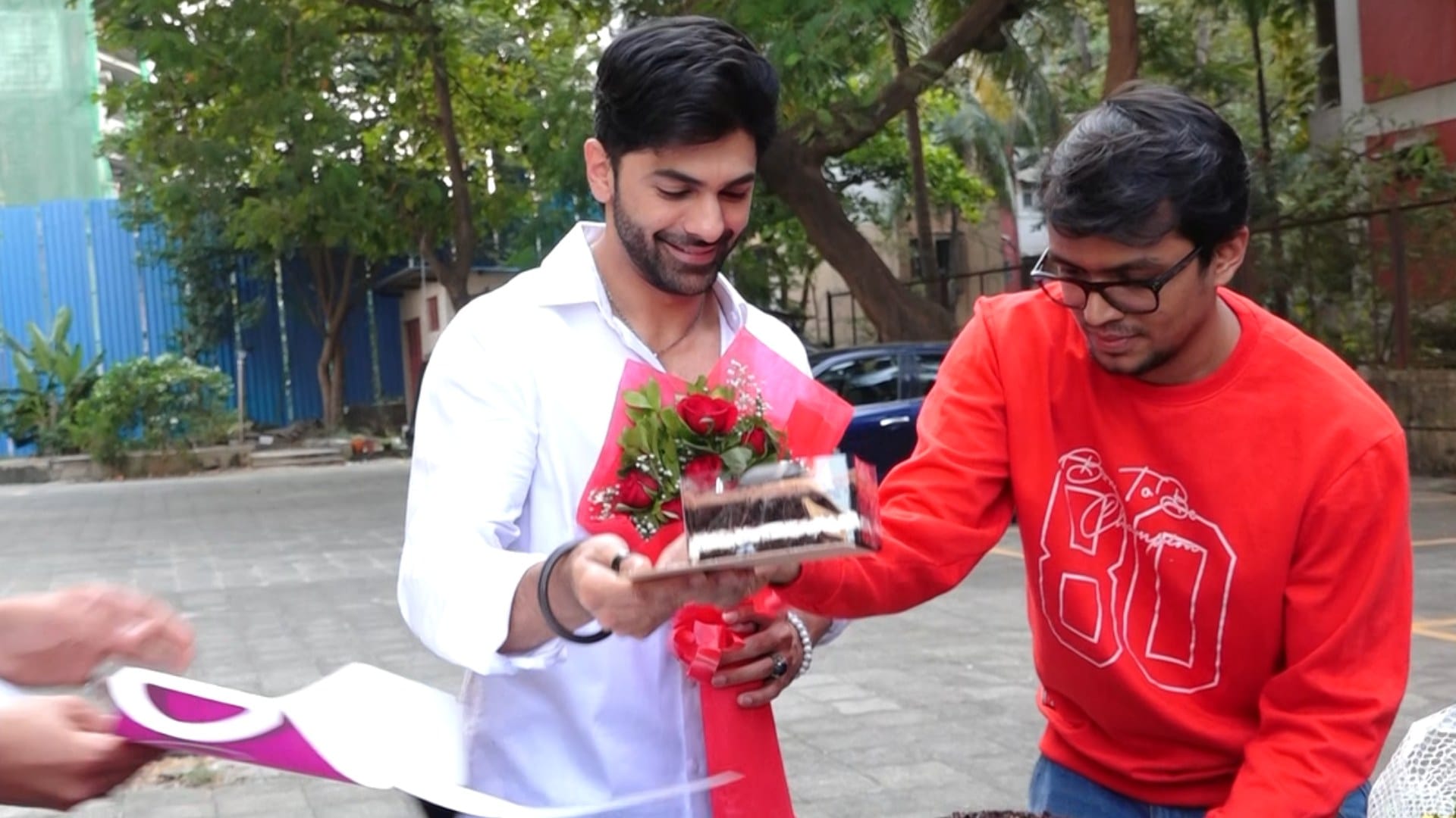 Taha Shah Badussha Celebrates his Birthday with Media Said Famous Shayari from heeramandi