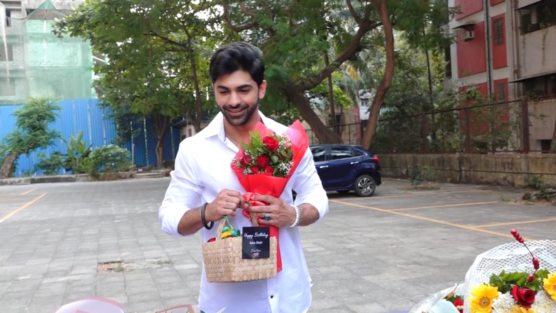 Taha Shah Badussha Celebrates his Birthday with Media Said Famous Shayari from heeramandi