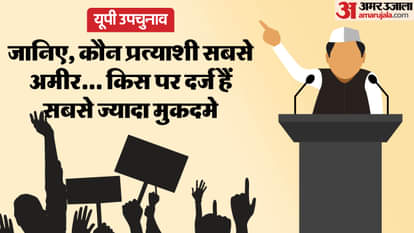 UP Bypoll: BJP candidate Ramveer from Kundarki has the most number of cases against him.