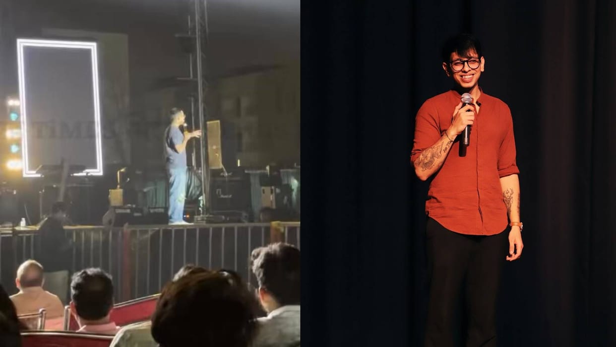 Comedian Yash Rathi show vulgarity used derogatory words during standup comedy show at IIT Bhilai FIR filed