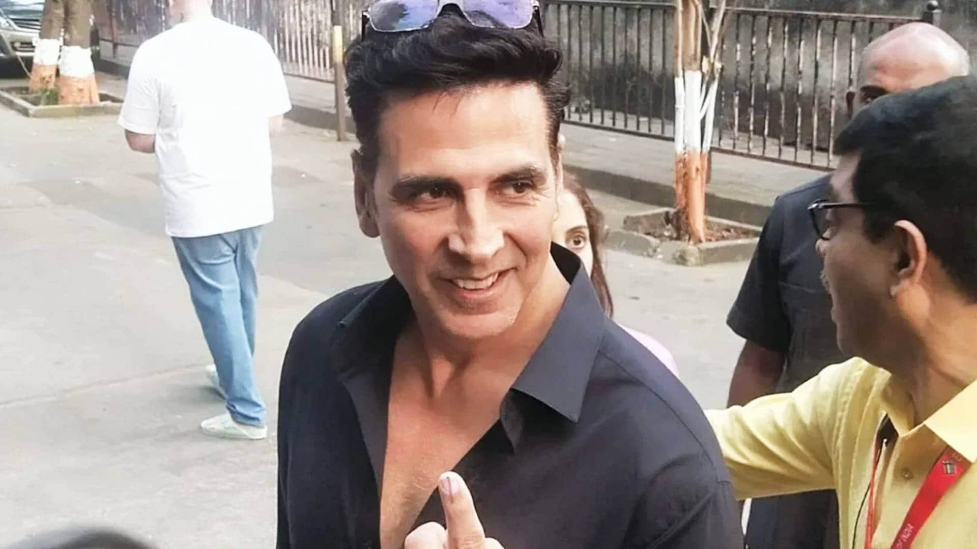 Maharastra Elections 2024 stars vote Salman Khan Akshay Kumar Rajkummar Ranbir Kapoor