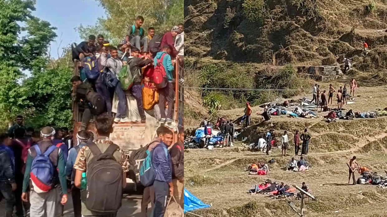 Territorial Army recruitment Pithoragarh Youths spend night in fields more than 10,000 youth reached