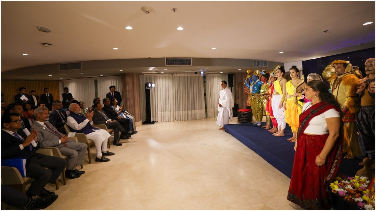 PM Modi met engineer turned Vedanta teacher Masetti, giddy after seeing the glimpse of Sanskrit Ramayana