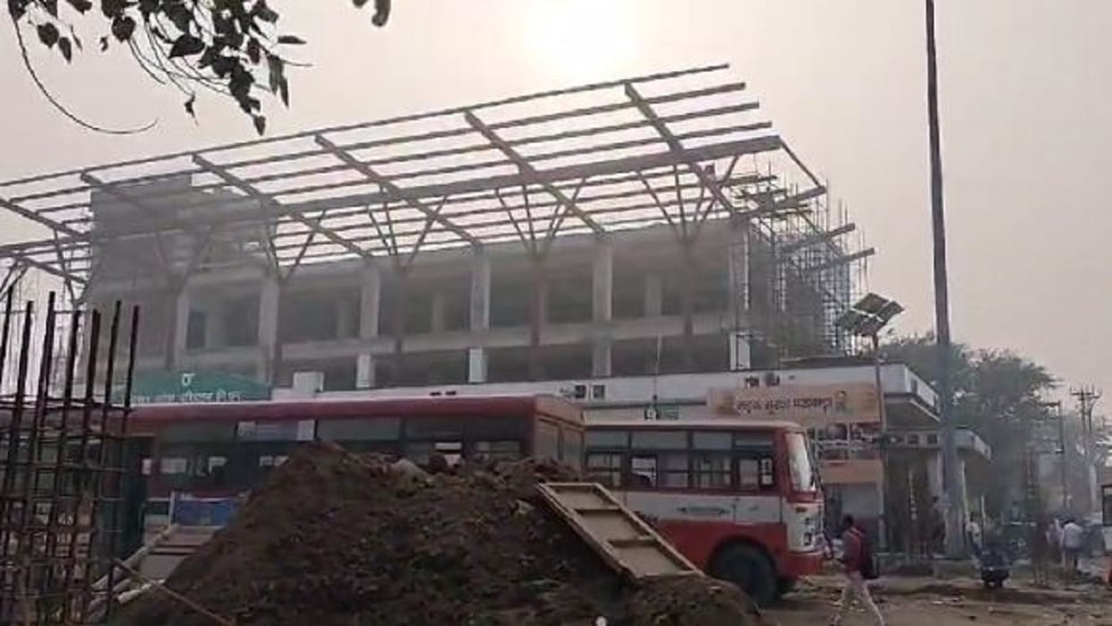 80 percent work of satellite bus station is complete in shahjahanpur