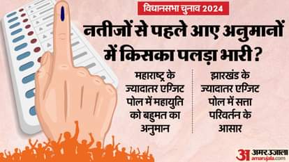 एग्जिट पोल 2024: महाराष्ट्र और झारखंड विधानसभा चुनाव