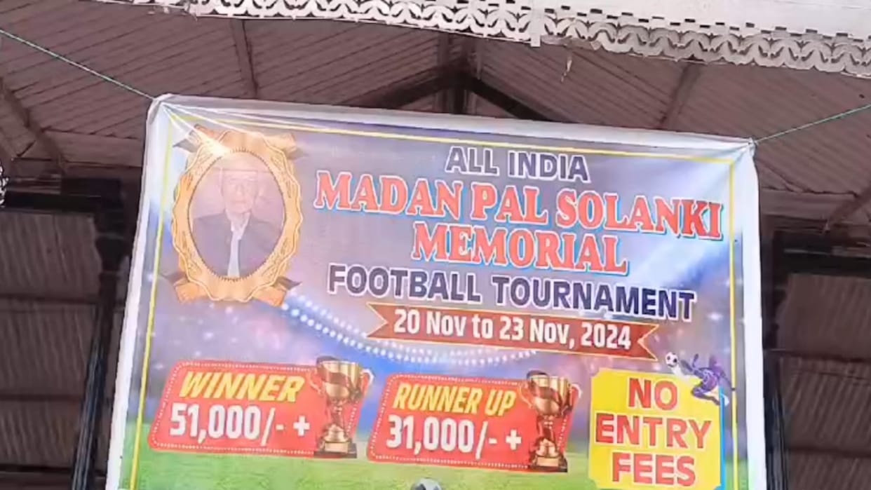 All India Football Tournament in nahan hp
