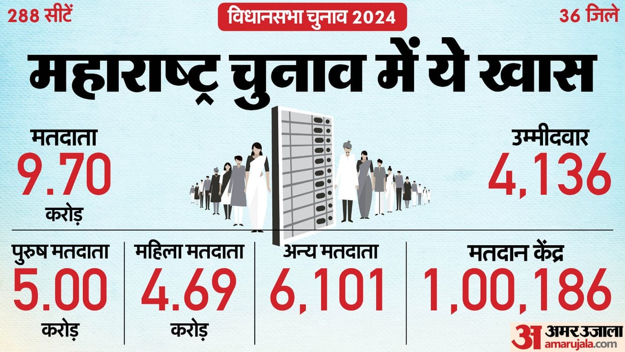 Maharashtra assembly election 2024 Candidates and polling news in hindi