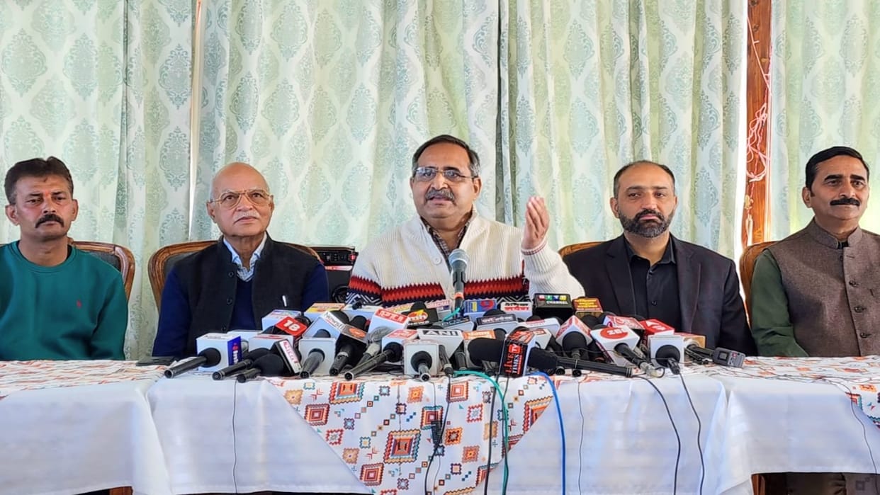 HP Politics:  Randhir Sharma said Congress government has failed on every front, it is being run by the mafia