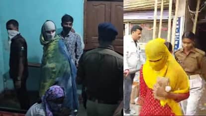 छापेमारी करती पुलिस