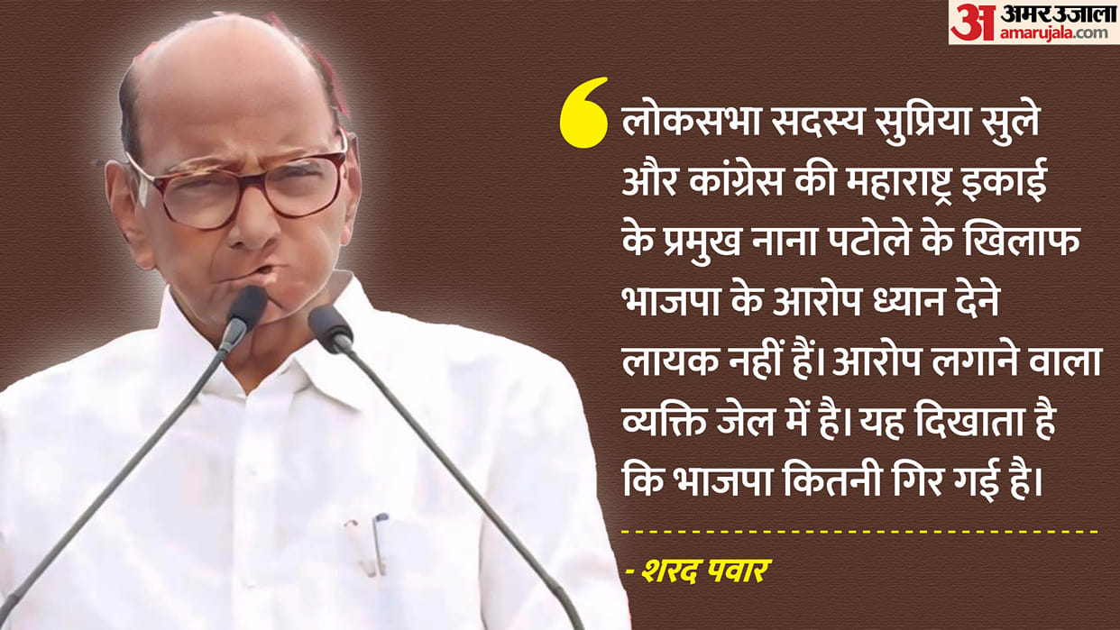 Person who made allegations was in jail for several months Sharad Pawar defends Sule over alleged bitcoin scam