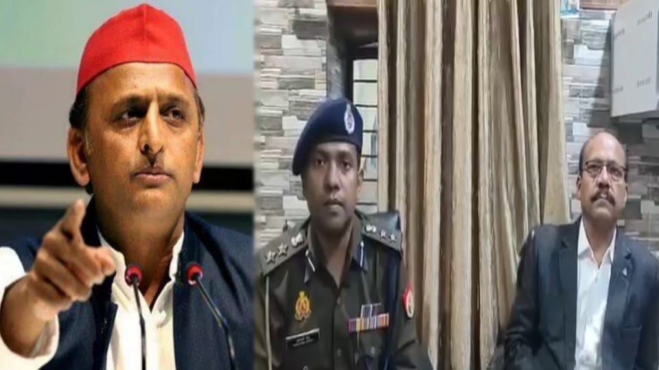 Meerapur Kakrauli Bawal: SSP clarifies on Pistol Video, Akhilesh says-he is lying while sitting with DM