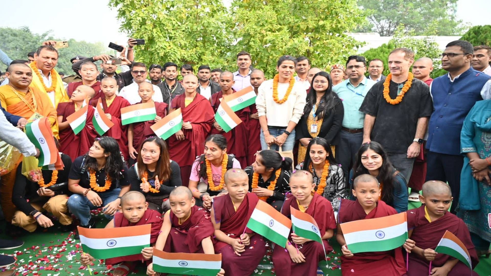 Women Asian Champions Trophy Photos India won title for record third time grand welcome at Gaya airport