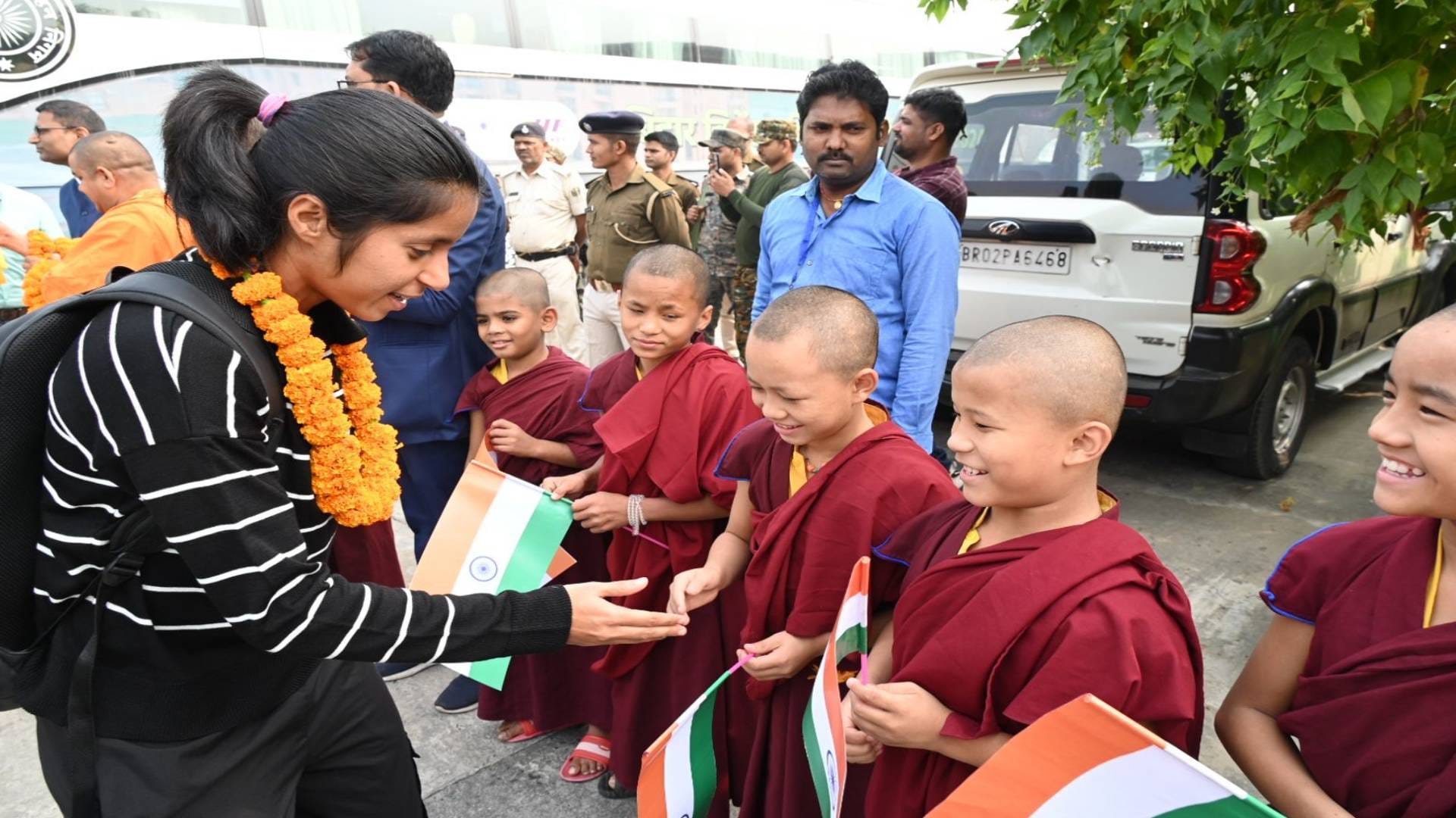 Women Asian Champions Trophy Photos India won title for record third time grand welcome at Gaya airport