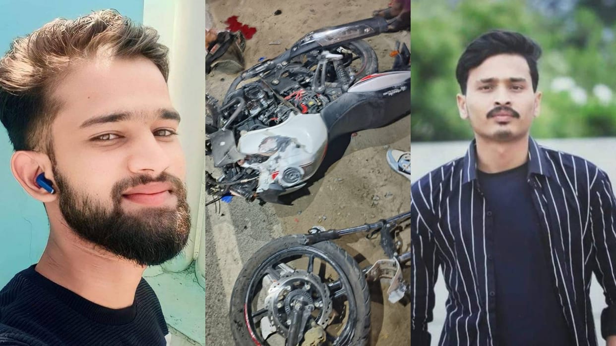 Bihar Road Accident Two youths of Gopalganj returning from Manglik program died in road accident