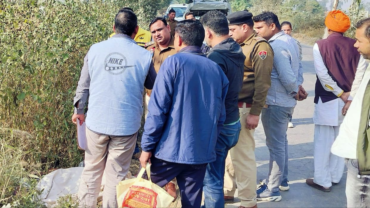 A person was murdered in Jind and his body was wrapped in a sheet and stitched
