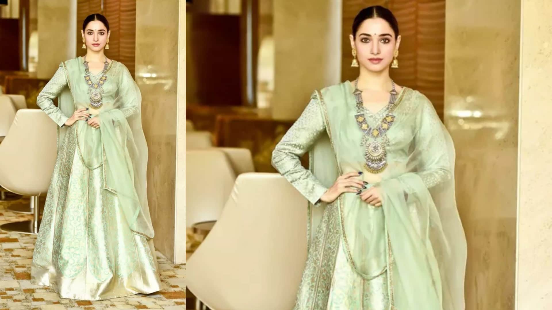 Fashion Styling Tips How to Wear Saree in Lehenga Style for Garba Night