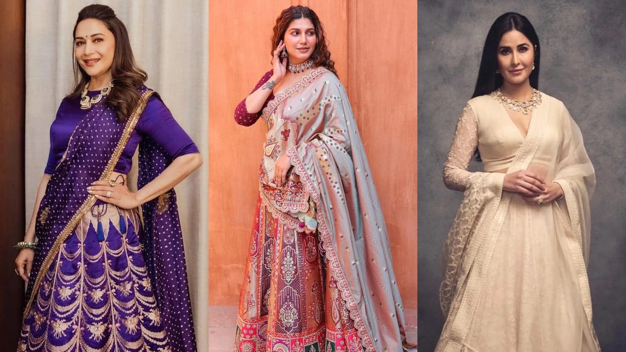 Fashion Tips tricks to hide belly fat in lehenga
