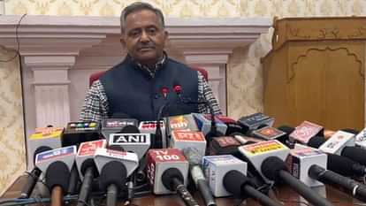 Press conference of CM Principal Media Advisor Naresh Chauhan in Shimla