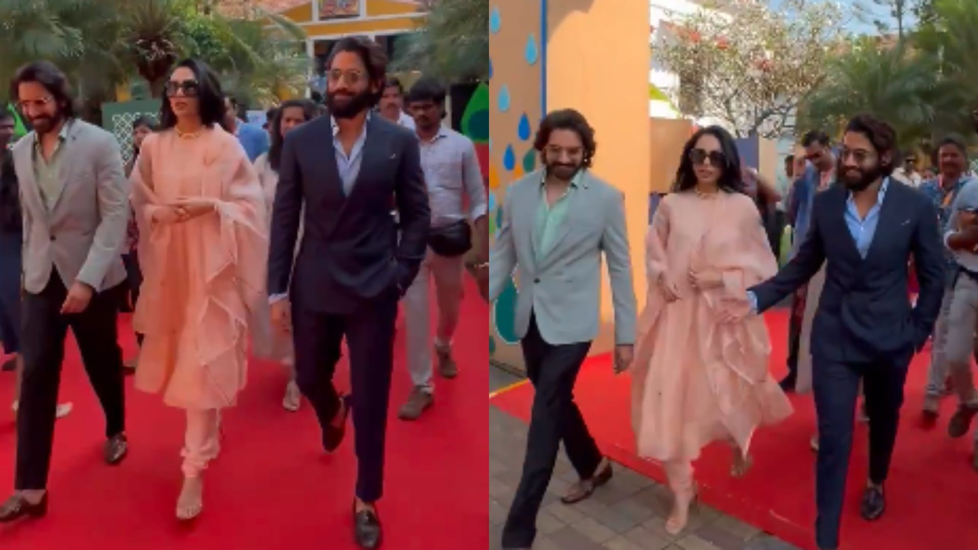 Naga Chaitanya And Sobhita Dhulipala attend iffi goa 2024 with family members ahead of wedding