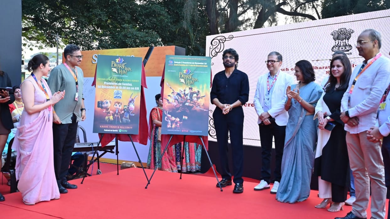 Nagarjuna launches Season 2 of the Celebrated Animated Series Krish Trish and Baltiboy at IFFI Goa