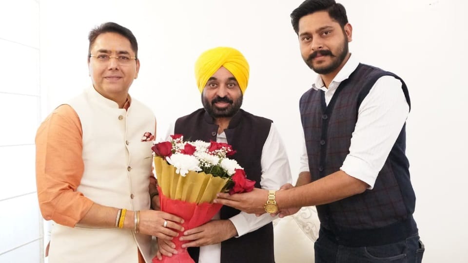 Aman Arora new president of Punjab AAP Bhagwant Mann