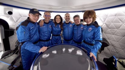 American entrepreneur Jeff Bezos's Blue Origin launches 100th woman in history to space