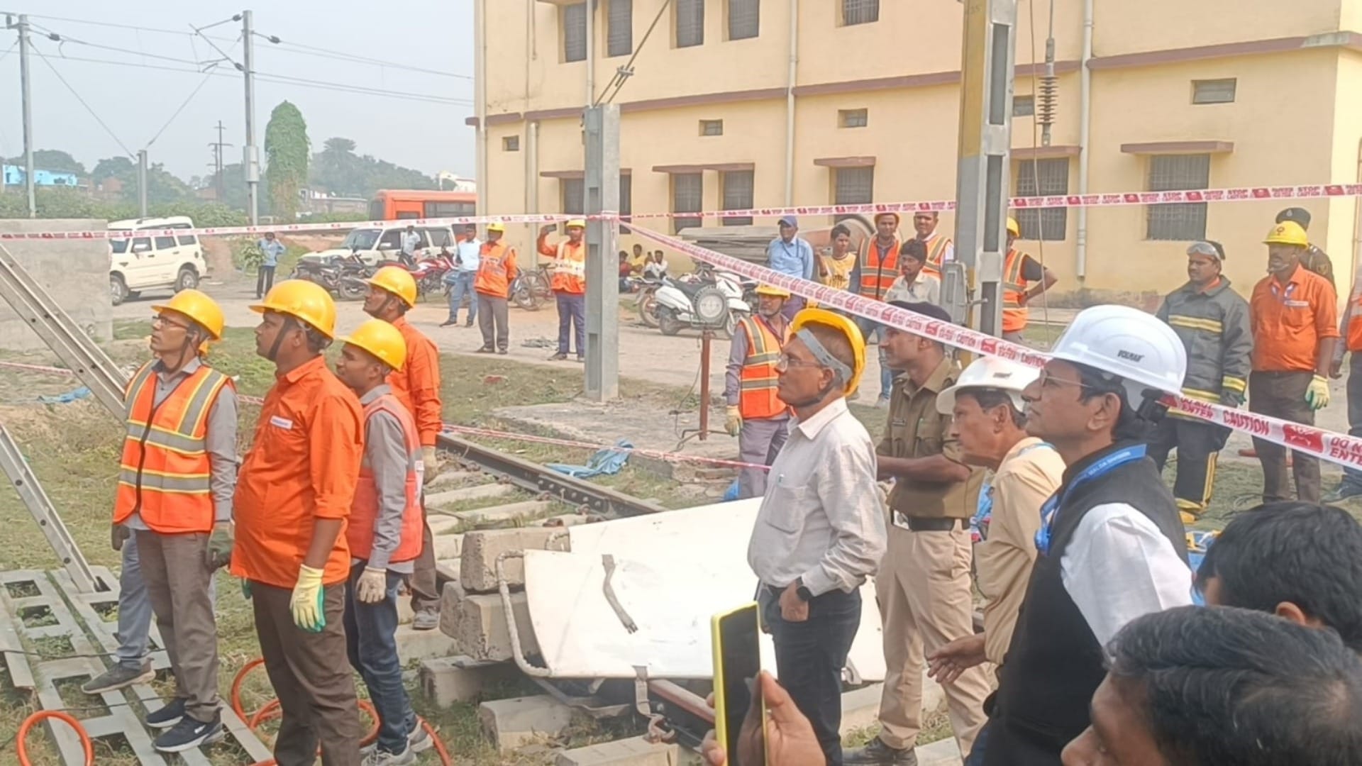 Munger Train Derail: Mock drill train accident, another coach climbed over another coach, 40 people injured