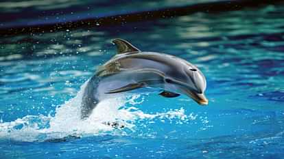 For the first time dolphin acrobatics were monitored through transmitter Uttarakhand News in hindi