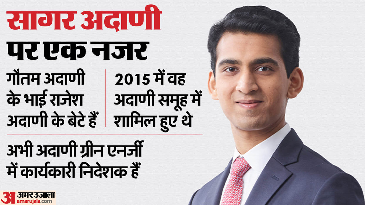 Who is Sagar Adani, nephew of Gautam Adani, charged with bribery and fraud by US? news in hindi