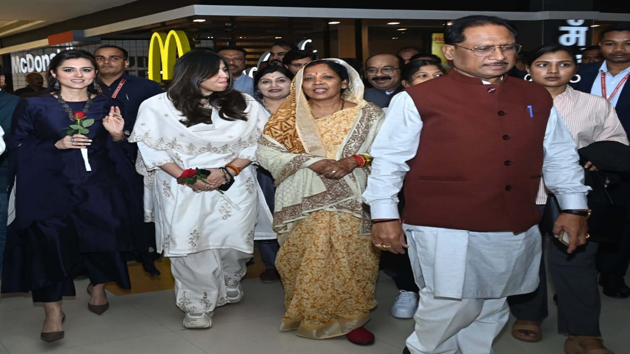 CM vishnudev Sai watched film The Sabarmati Report with his wife and director Ekta Kapoor and actress Ridhi